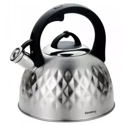 slomart Klausberg klasični kuhinjski lonec, 3 l, srebrn