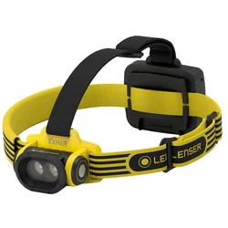 Ledlenser EXH6R - punjiva LED čelovka sa prigušiva funkcijom, LED/1900 mAh, IP68, 250 lm, 15 h, žuta