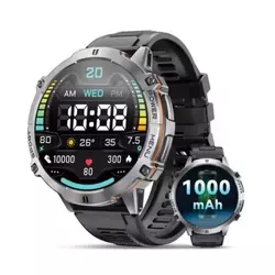 Oukitel BT13 Smart Watch black-orange 1000mAh/AI ChatGPT/BT Calls/SpO2,Health Monitoring/Fitness 296442