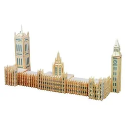 Lesena igrača, WCK 3D sestavljanka Big Ben obarvana