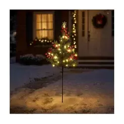 LED božićna dekoracija LED/1W/230V 75 cm IP44 zelena