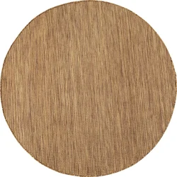 Rjava okrogla notranja in zunanja preproga o 160 cm Mira 1450 – Ayyildiz Carpets