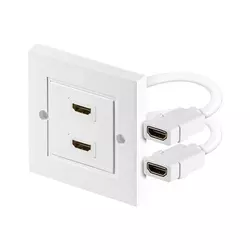 Doza stenska HDMI 2port