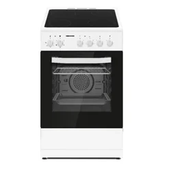 Električni šporet HEINNER HFSC-S56E4VWH 4xstruja/keramika/ventilator/50cm