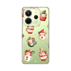 Silikonska maska za Xiaomi Redmi Note 14 4G SRB, Ho Ho Ho
