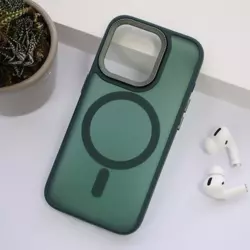 Maska Mag Case Candy Shield za iPhone 16 Pro Max tamno zelena