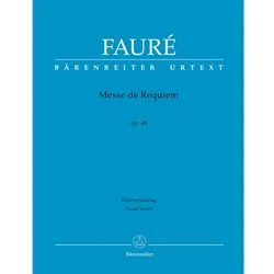 FAURE: REQUIEM VOCAL SCORE NOTE