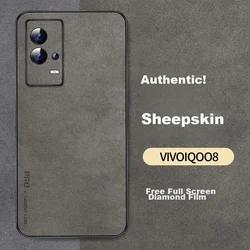 Shangsu Maska za mobilni telefon Vivo iQOO 8, Siva