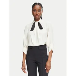 Elisabetta Franchi Bluza CA-178-66E2-V320 Kremna Regular Fit
