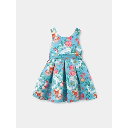 Abel & Lula Elegantna obleka 5063 Modra Regular Fit