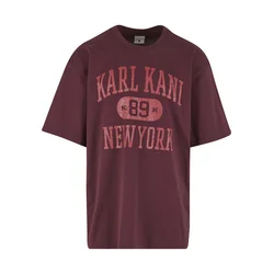Karl Kani Majica Heritage 89 vinsko rdeča