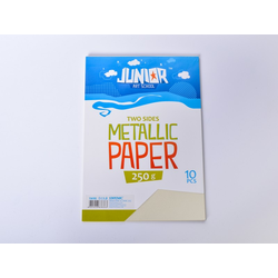 Papir metalik A4 250g 1/10, KREM