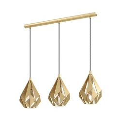 Eglo 43909 - Viseći luster CARLTON na sajli, 3xE27/60W/230V