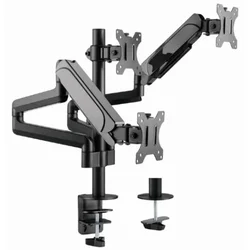 GEMBIRD MA-DA3-01 Podesivi stoni držač za monitor sa tri ruke, 17-27, 7kg