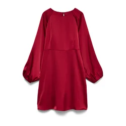 VERO MODA Obleka VMMIRO rdeča