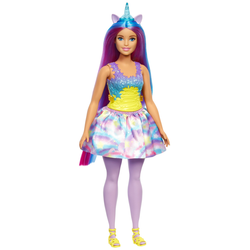 Mattel Barbie čarobna vila Jednorog - ružičasto-plava kosa HGR18