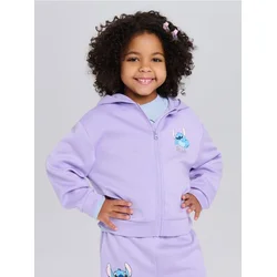 Sinsay - Sportska hoodie majica od tanke pene Stitch - lavanda