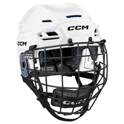 Hokejska čelada CCM Tacks 310 White Combo Junior