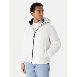 Tommy Jeans Puhovka Essential DM0DM19786 Bela Regular Fit