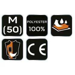 NEO TOOLS Prsluk muški zeleni M