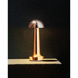 MADAME COCO Leona Lampa, 10x10x22cm, Rose-gold