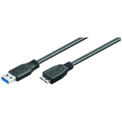 Microconnect USB3.0AB2MICRO 2m USB A Micro-USB B Black USB cable