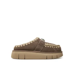 Mou Copati Bounce Clog Metal Logo FW531001A Rjava