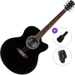 Pasadena PJC-350 Standard SET Black Akustična kitara Jumbo