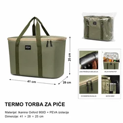 KMT Torba za čuvanje hrane, Maslinasta