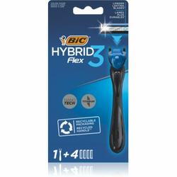 BIC FLEX3 Hybrid brivnik + nadomestne glave + nadomestne britvice 4 kos