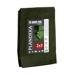 Zaščitna ponjava 2x3m debela zelena 120g/m2 66008