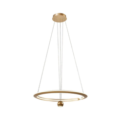 LED luster na sajli LED/45W/230V 3000K prečnik 62 cm zlatna