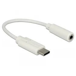 DeLOCK 65913 audio cable 0.14 m 3.5mm USB White