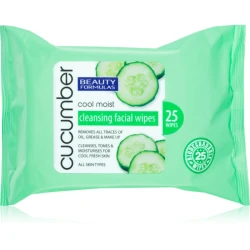 Beauty formulas Vlažne maramice za lice Krastavac, 25 komada