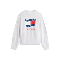 Tommy Jeans Majica 90S modra/siva/rdeča/bela