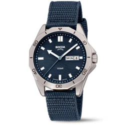 Boccia 3680-01 Herrenuhr Sport 40mm 10ATM
