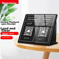 Newmine Pametni zvučnik sa ekranom HD900, 2400mAh, Crni
