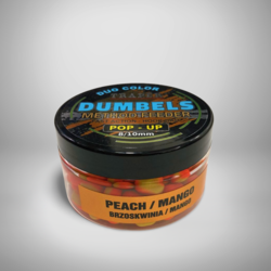 TRAPER MF Dumbels Pop-up Mamac, Dvobojni, 8-10mm, Breskva/Mango, 30g