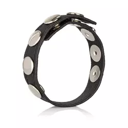Podešavajući prsten za penis | Leather Multi-Snap Ring