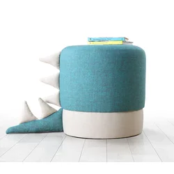 Atelier del Sofa Tabure 37cm Plavo