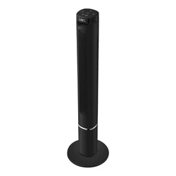 Stolpni ventilator Zefir 45 W, črn