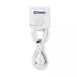 Commel prikljucni kabl 16 a 250 v 3500 w,beli,1,5m h05vv-f 3g2,5 ( c0610x )