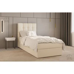 Boxspring postelja Oslo - 90x200 cm - tkanine Hugo