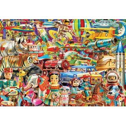 Grafika - Puzzle Retro igrače - 1 000 kosov