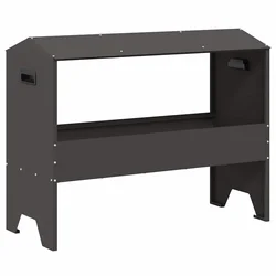 Hranilica za stoku Crna 79 x 35 x 62 cm Hladno valjani čelik