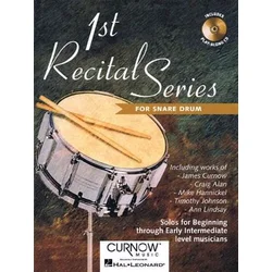 1ST RECITAL SERIES FOR SNARE DRUM + CD