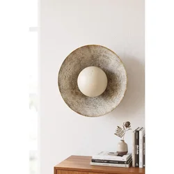 Opviq zidna lampa Calyx, 1 × E27, krem