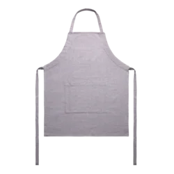 Svetlo siv bombažni predpasnik 70 x 85 cm — Basic Ambiente - 596418