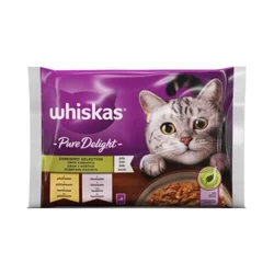 WHISKAS kesice Pure Delight izbor mesa 4x85g