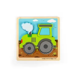 Bigjigs Toys Vstavljanka traktor